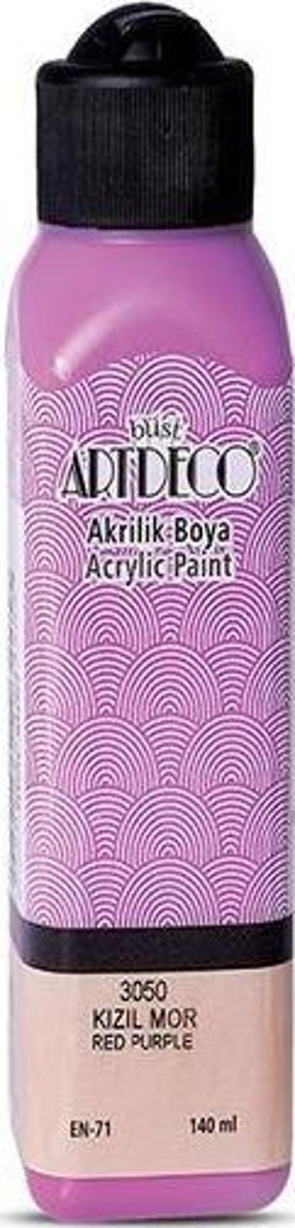 Artdeco Akrilik Boya 140 ML Kızıl Mor 070R-3050 - Image 1