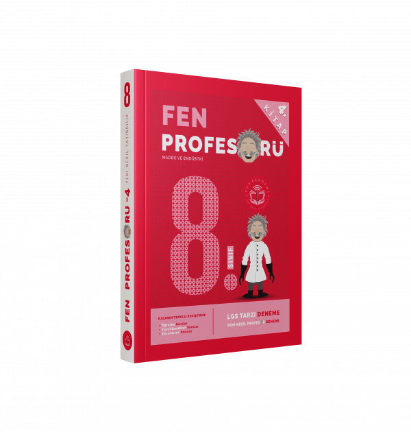 8. Sınıf Fen Profesörü 4. Kitap Madde ve Endüstri - Toy Akademi Yayınları - Image 1