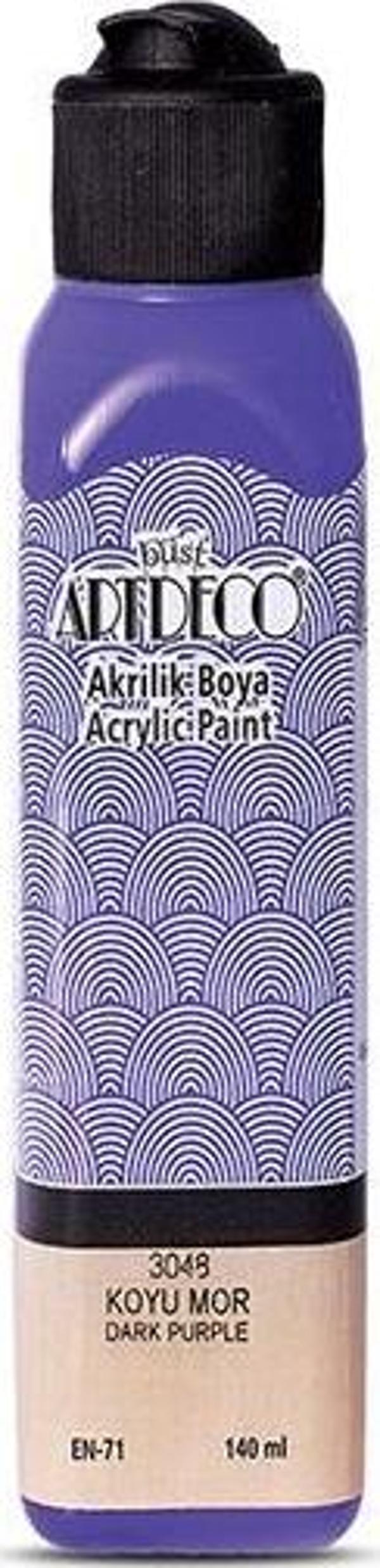 Artdeco Akrilik Boya 140 ML Koyu Mor 070R-3048 - Image 1