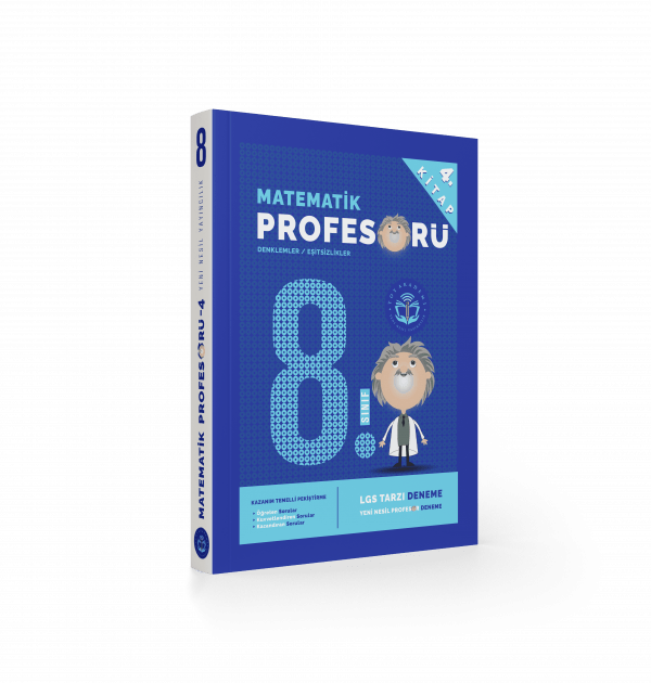 8.Sınıf Matematik Profesörü 4.Kitap Denklemler-Eşitsizlikler - Toy Akademi Yayınları - Image 1