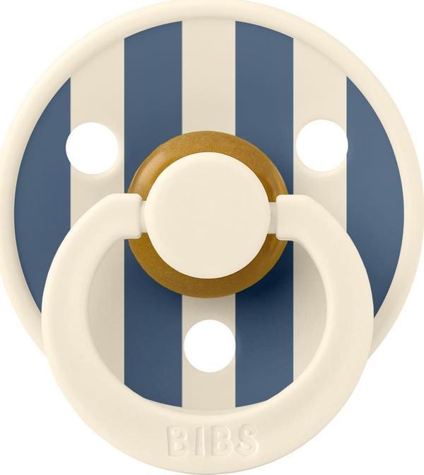 Bibs Studio Colour Block Anatomik Emzik-Ivory/Stee 6-18 Ay - Image 1