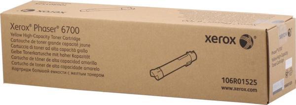 Xerox 106R01525 Phaser 6700 Yüksek Kapasite Yellow Sarı Toner 12.000 Sayfa - Image 1