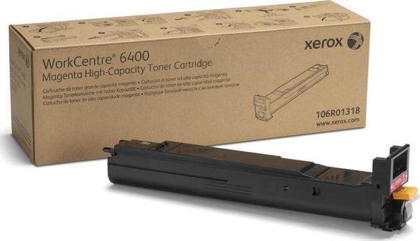 Xerox 106R01318 WorkCentre 6400 Yüksek Kapasite Magenta Kırmızı Toner 14.000 Sayfa - Image 1