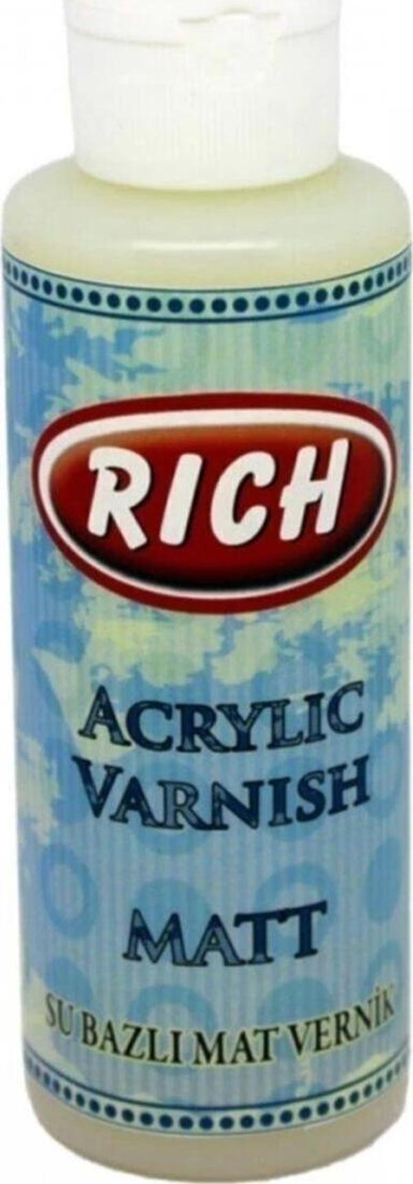 Rich Mat Vernik Su Bazlı Mat High Gloss 120 Cc 120-2522 - Image 1