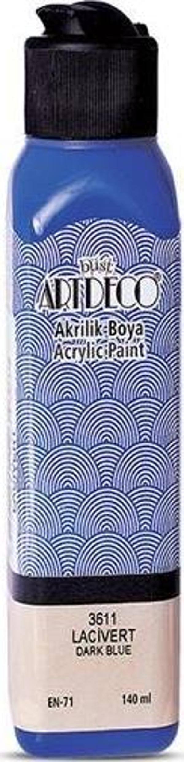 Artdeco Akrilik Boya 140 ML Lacivert 070R-3611 - Image 1