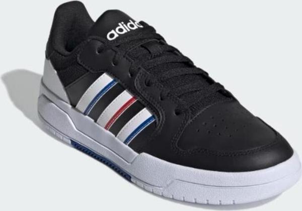 Adidas Entrap Erkek Siyah Deri Günlük Spor Ayakkabısı Fy6076 - Image 1