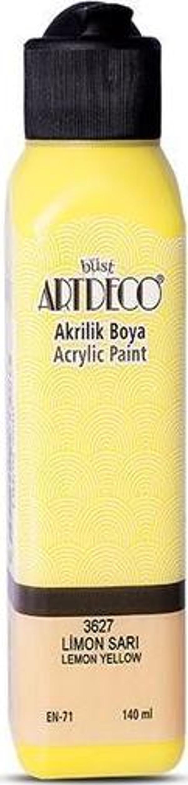 Artdeco Akrilik Boya 140 ML Limon Sarı 070R-3627 - Image 1