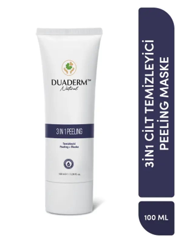DUADERM CILT TEMIZLEYICI PEELING MASKE 3' Ü 1 ARADA 100 ML - Image 1