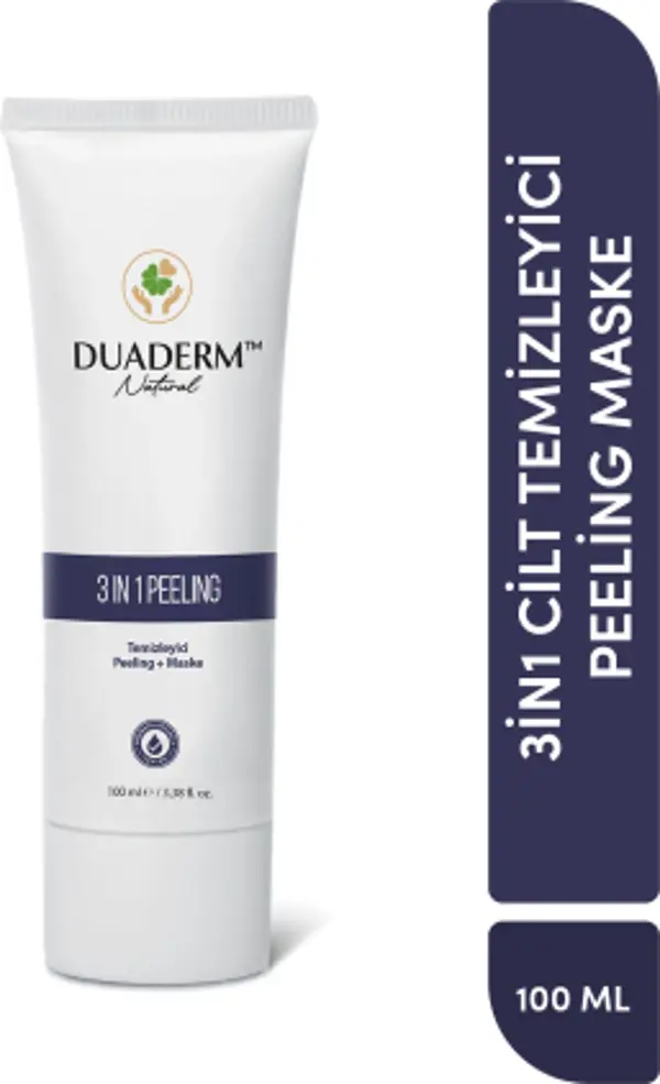 DUADERM CILT TEMIZLEYICI PEELING MASKE 3' Ü 1 ARADA 100 ML - Image 1