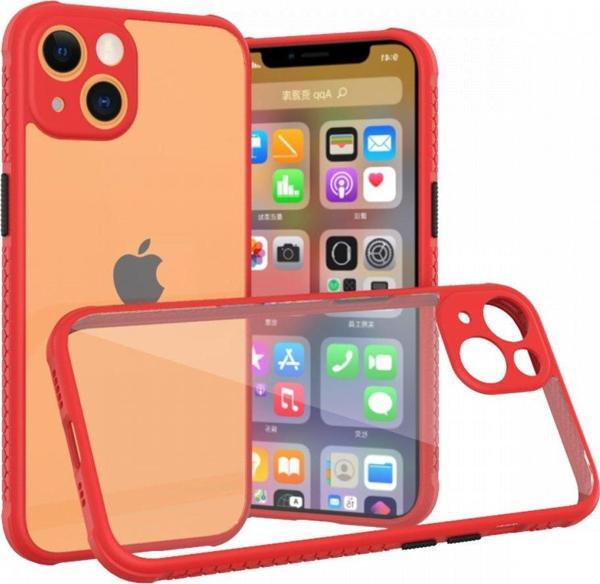 Apple iPhone 13 Kılıf Köşeler Airbag Özellikli Arkası Sert p.c Kenarı Silikon Miami Kapak - Image 1
