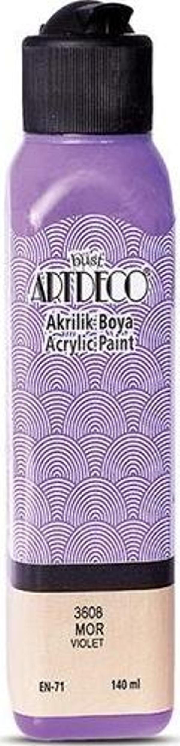 Artdeco Akrilik Boya 140 ML Mor 070R-3608 - Image 1