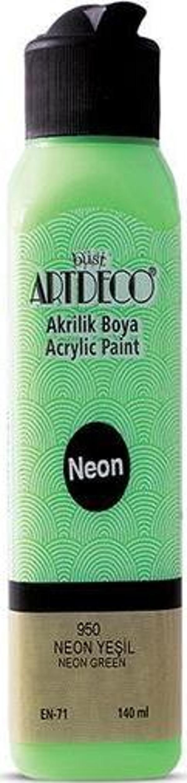 Artdeco Akrilik Boya 140 ML Neon Yeşil Y-070R-950 - Image 1