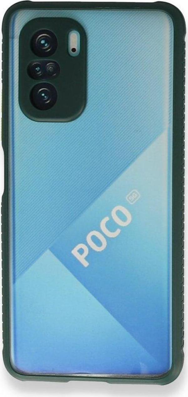Xiaomi Redmi K40 Kılıf Köşeler Airbag Özellikli Arkası Sert p.c Kenarı Silikon Miami Kapak - Image 1