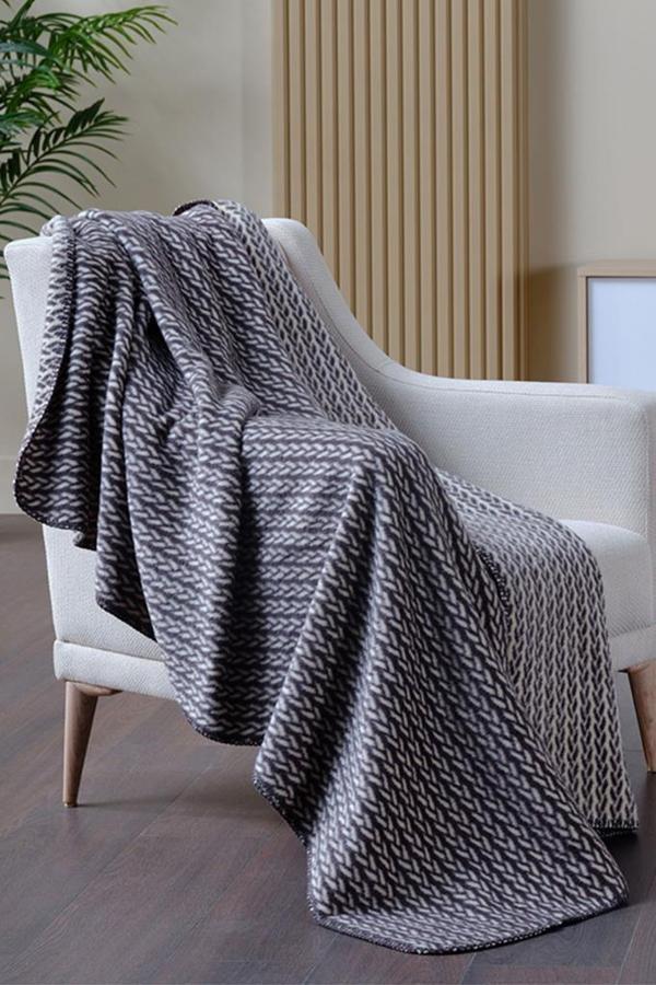 Doqu Home Tv Battaniyesi  Braid - Image 1