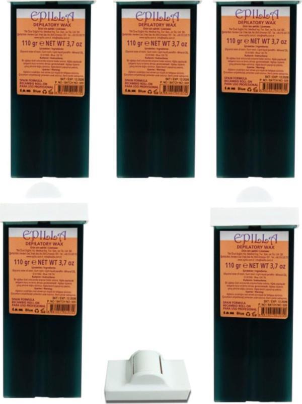 Ince Dar Başlıklı Kaş Bıyık Ağdası,kartuş Sir Ağda-mavi 110 Gr - Image 1