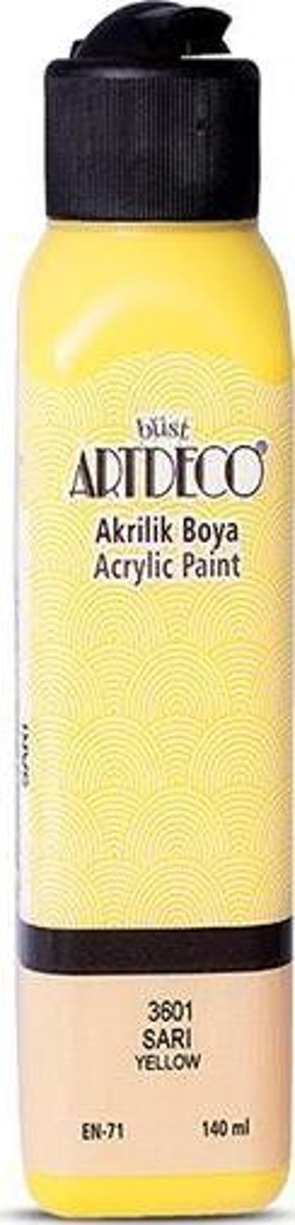 Artdeco Akrilik Boya 140 ML Sarı 070R-3601 - Image 1