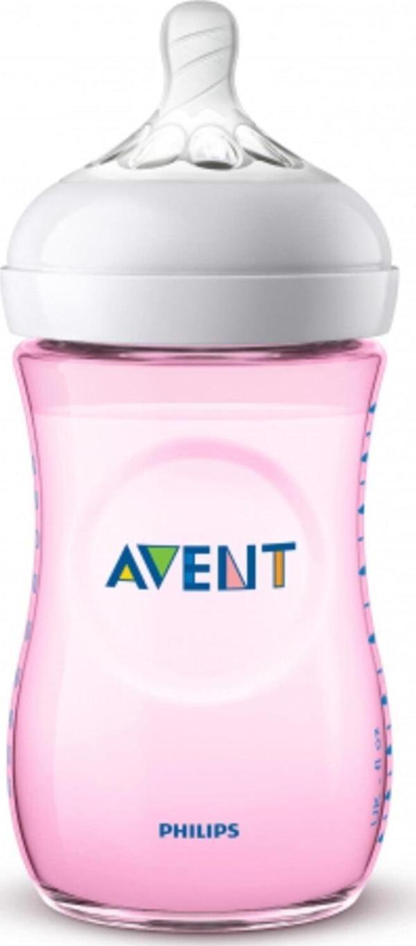 Philips Avent Natural Pp Biberon Pembe 260ml 1 Ay+ - Image 1