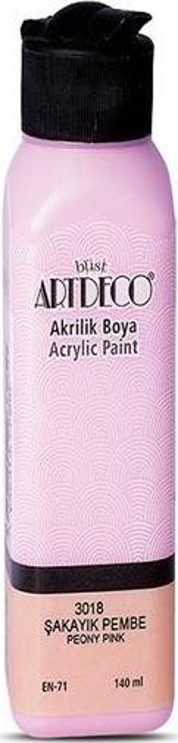 Artdeco Akrilik Boya 140 ML Şakayık Pembe 070R-3018 - Image 1