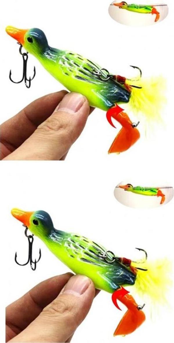 2 Adet Turna Kaşığı Turna Ördek Rapala Lures Döner Ayak Rapala Sasi Yem14gr 9cm - Image 1