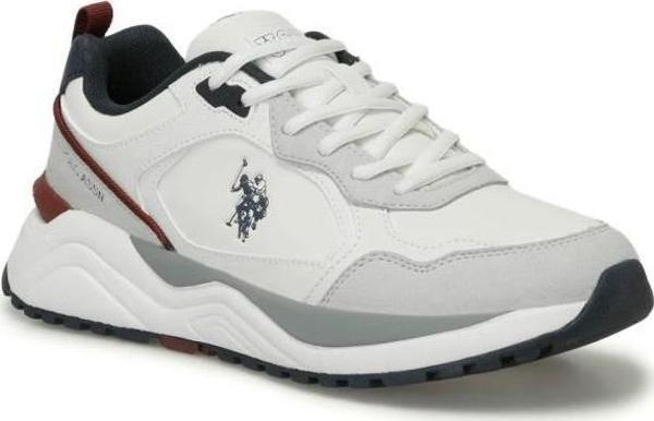 U.S.POLO ASSN MYLAN 4PR BEYAZ COMFORT CASUAL ANATOMİK SPOR AYAKKABI - Image 1