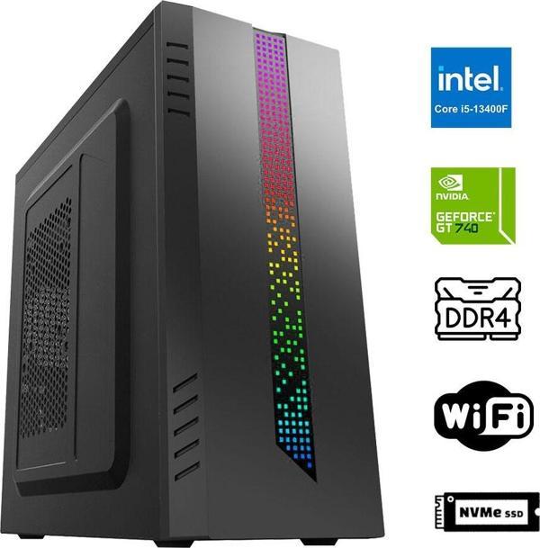 Xaser Xsr922 i5 13400F 16GB Ram 512GB M.2 NVMe SSD 4GB GT740 Masaüstü Ofis Bilgisayarı - Image 1