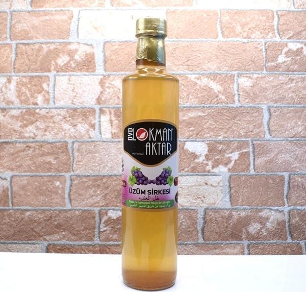 Lokman Aktar Üzüm Sirkesi 500 ml 3Adet - Image 1