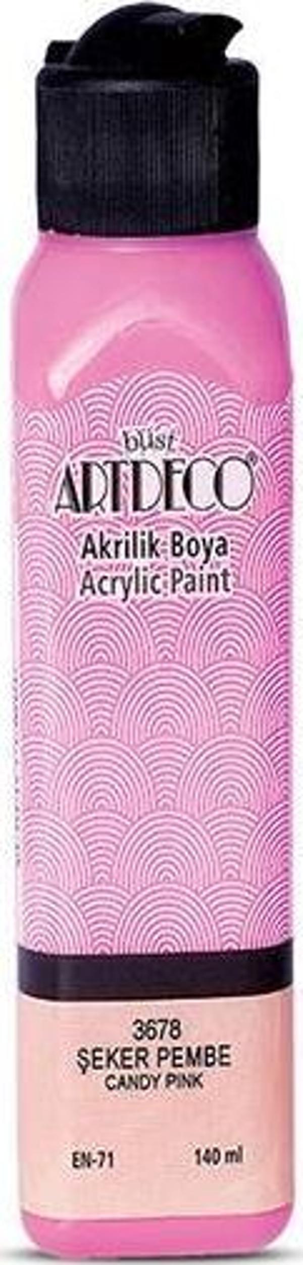 Artdeco Akrilik Boya 140 ML Şeker Pembe 070R-3678 - Image 1