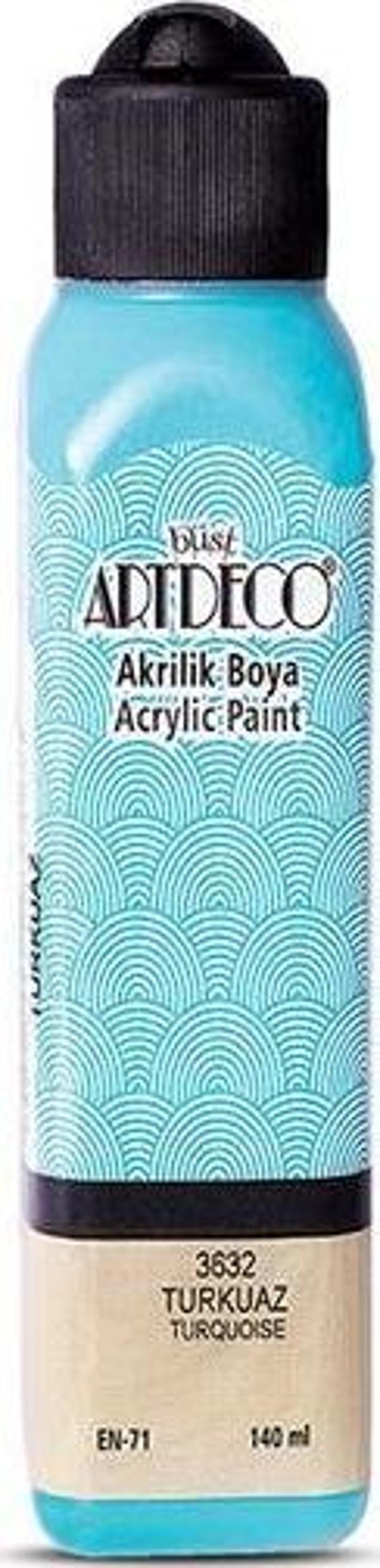 Artdeco Akrilik Boya 140 ML Turkuaz 070R-3632 - Image 1