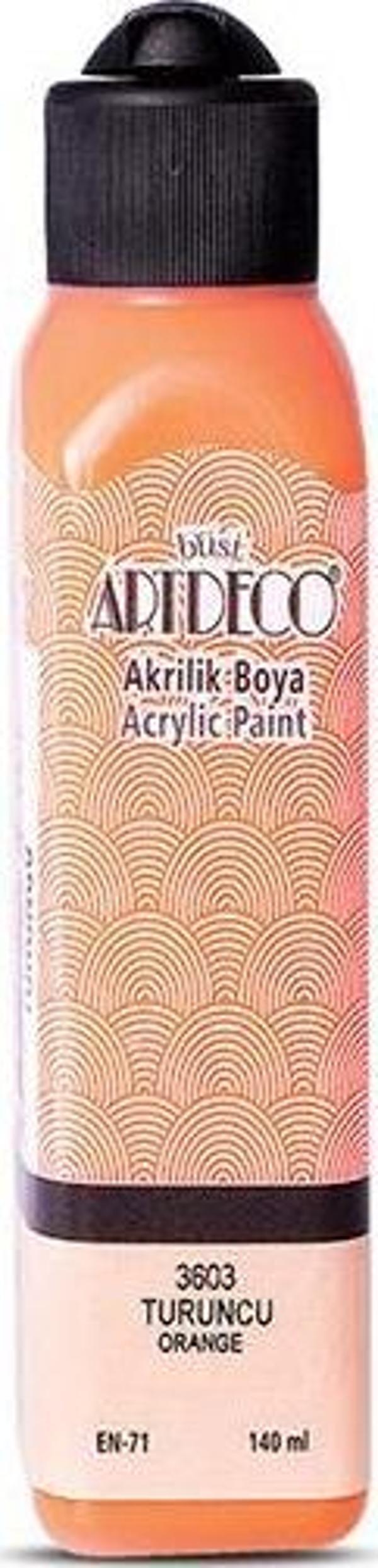 Artdeco Akrilik Boya 140 ML Turuncu 070R-3603 - Image 1