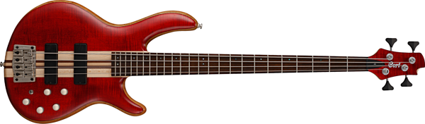A4PLUS FMMH OPBC BAS GİTAR 4 TELLİ OPEN PORE BLACK CHERRY - Image 1