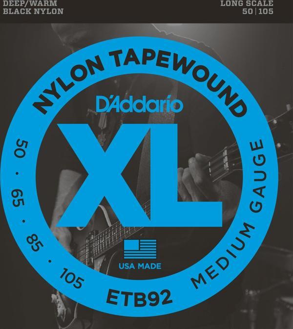 ETB92 BAS GİTAR TEL SETİ, XL SERİSİ, NYLON TAPEWOUND, BL - Image 1