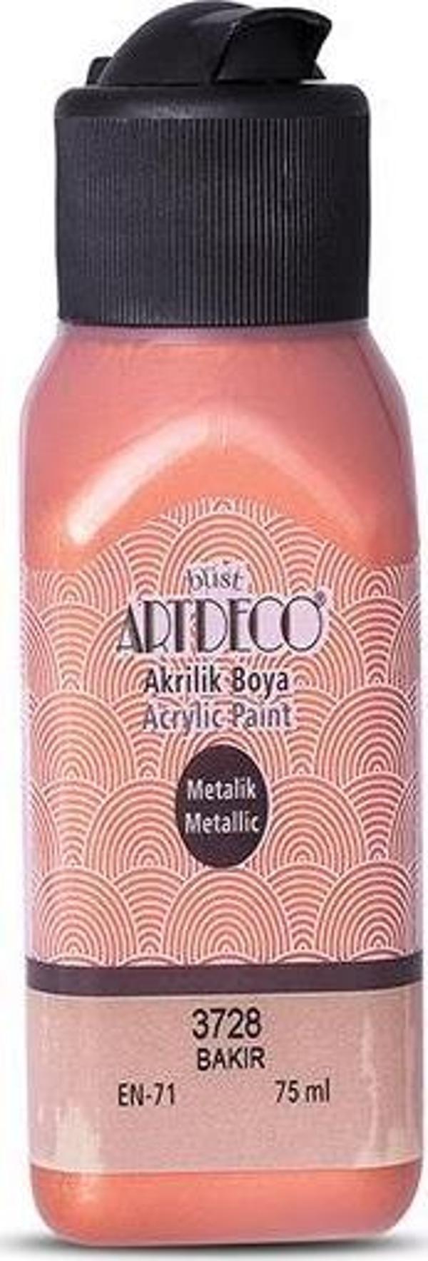 Artdeco Akrilik Boya 75 ML Metalik Bakır 3728 - Image 1