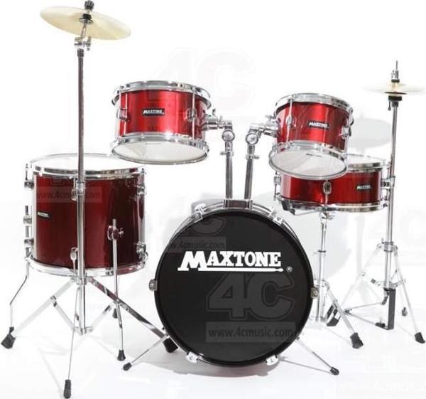 5-12  YAŞ MXC-602MR ÇOCUK DAVUL SET 5 PCS METALİK KIRMIZI +  - Image 1