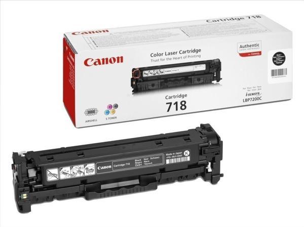 Canon CRG-718BK Black Siyah 2'li Toner MF728-729 MFC8350-8580 LBP7210 - Image 1