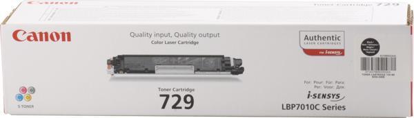 Canon CRG-729BK Black Siyah 1.200 Sayfa Toner LBP7010-7018 - Image 1