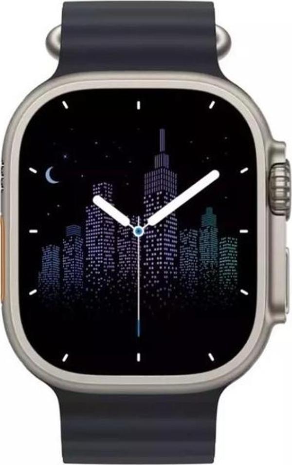 Winex 2024 Watch 8 Pro Max Amoled Ekran Android İos Uyumlu Akıllı Saat Siyah - Image 1