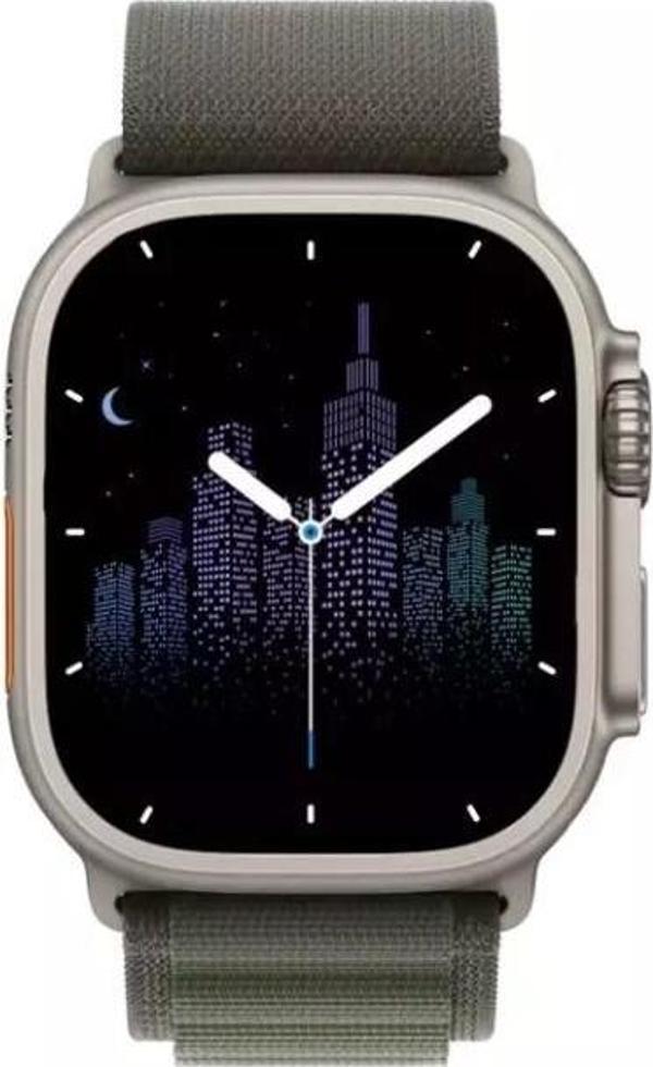 Winex 2024 Watch 8 Pro Max Amoled Ekran Android İos Uyumlu Akıllı Saat Yeşil - Image 1