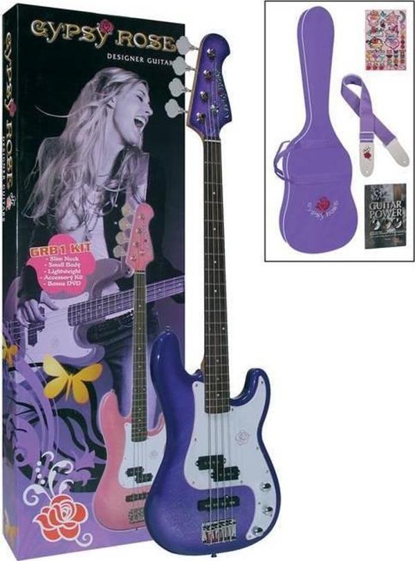 GRB1KCPP BAS GİTAR GYPSY ROSE SET (GIGBAG, SEHPA, STICKERS, - Image 1