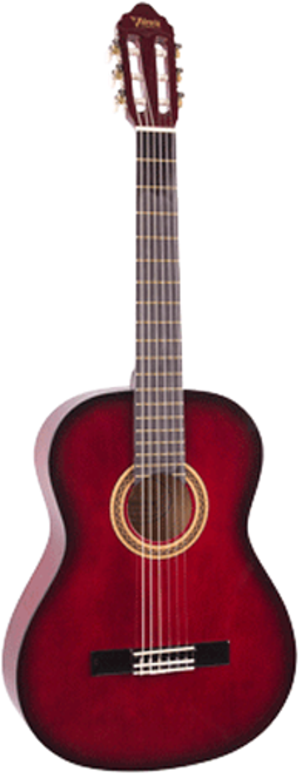 VC104TRDS KLASİK GİTAR 4/4 KIRMIZI SUNBURST SAP ÇELİKLİ - Image 1