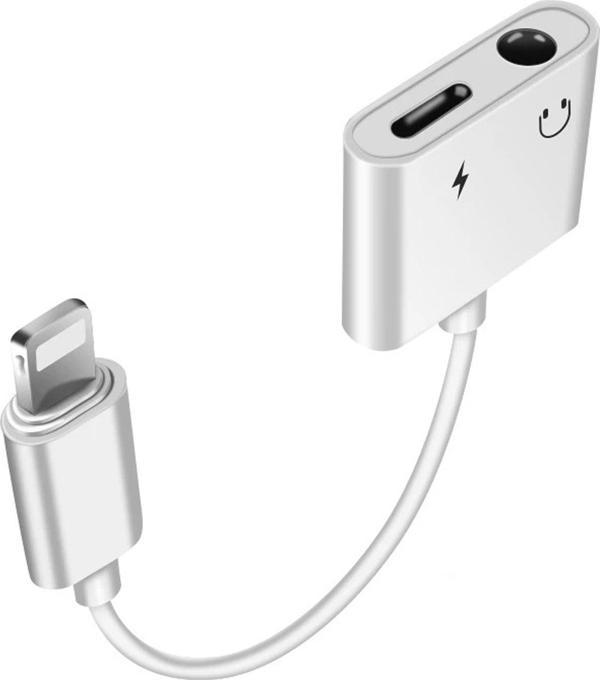 Winex Mobile Winex 2in1 Lightning to 3.5mm+Lightning Şarj Adaptör Dönüştürücü - Image 1