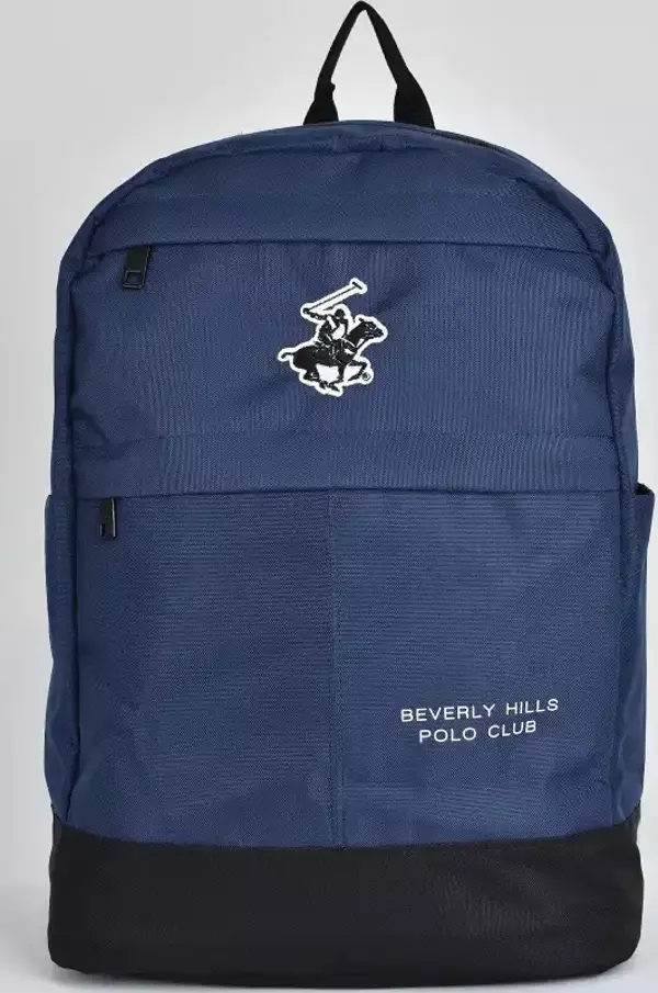 Beverly Hills Polo Club Unisex Çok Gözlü Günlük Seyahat Okul Sırt Çantası Lacivert 04168 - Image 1
