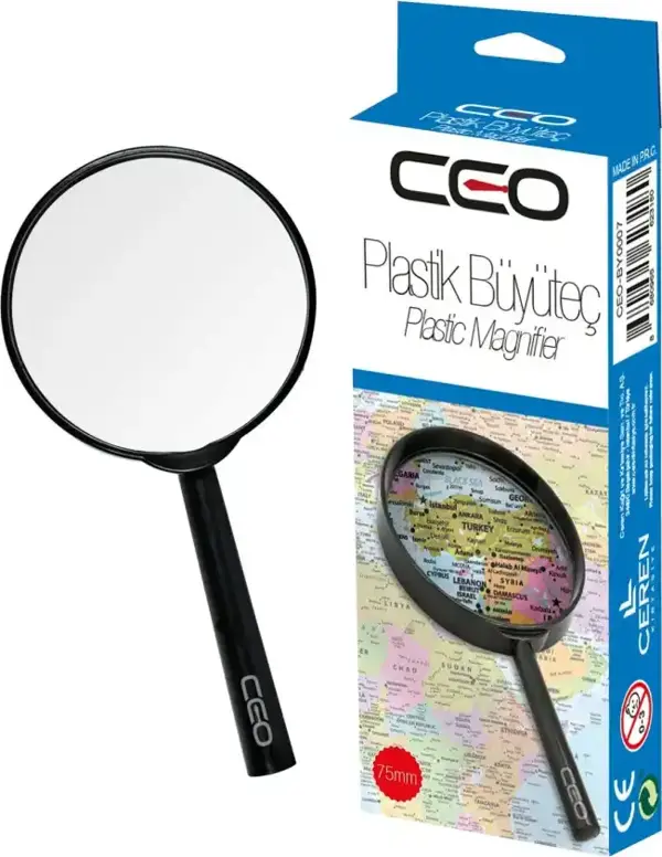 Ceo Plastik Büyüteç 75mm BY0010 - Image 1