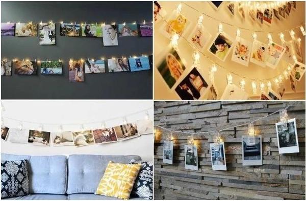 10 Lu Led Işıklı Fotoğraf Mandalları Rgp - Image 1