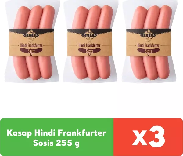 Pınar Kasap Hindi Frankfurter Sosis 255 g x 3 adet - Image 1