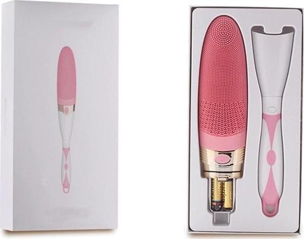 360° Dönebilen Pilli Titreşimli Kauçuk Duş Masaj Fırçası Rahatlatıcı - Image 1