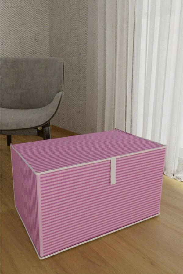 Çok Amaçlı Düzenleyici Kutu Organizer Cırt Cırtlı Hurç Mega Boy 30cm X 40cm X 60cm (1 Adet) 6272 - Image 1