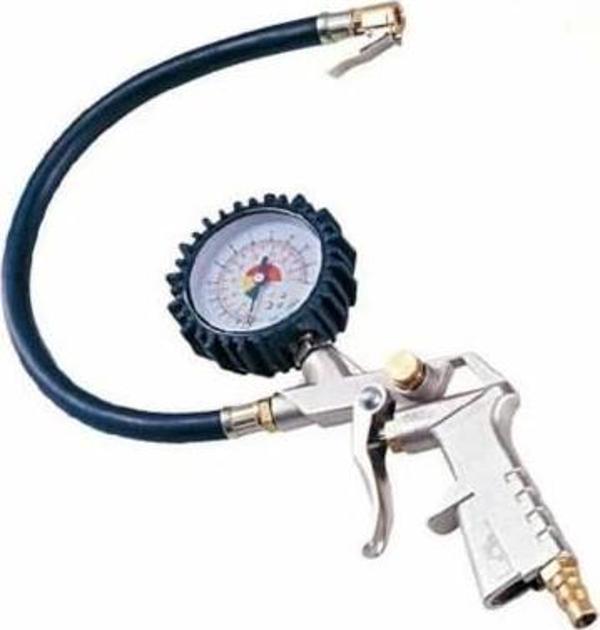 Basınç Göstergeli Lastik Şişirme Tabancası Hava Saatli - Image 1