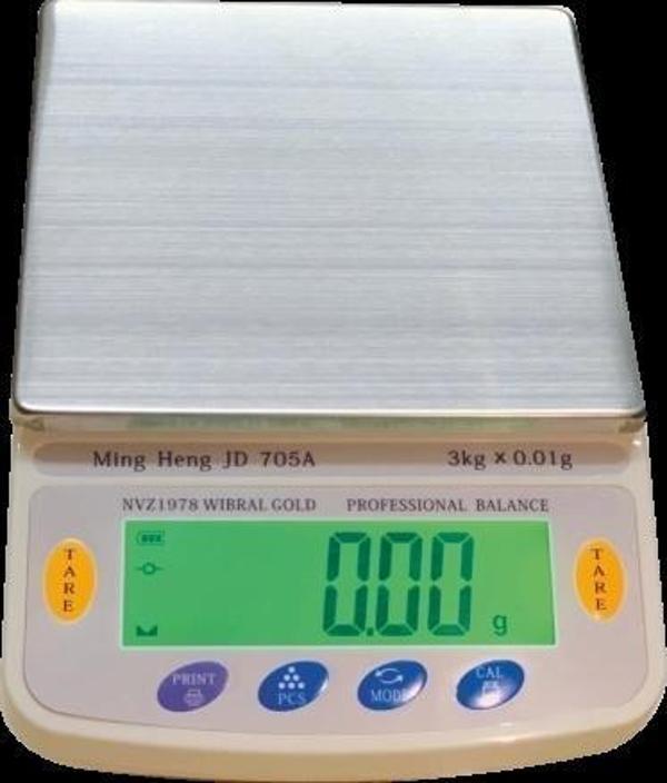 Diamond Dijital Göstergeli Profesyonel Hassas Kuyumcu Terazi Nvz-1978 Dj602a (3 Kg-0.01) - Image 1