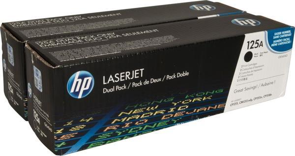 HP 125A Black Siyah Çiftli 2.200 Sayfa Toner CB540AD - Image 1