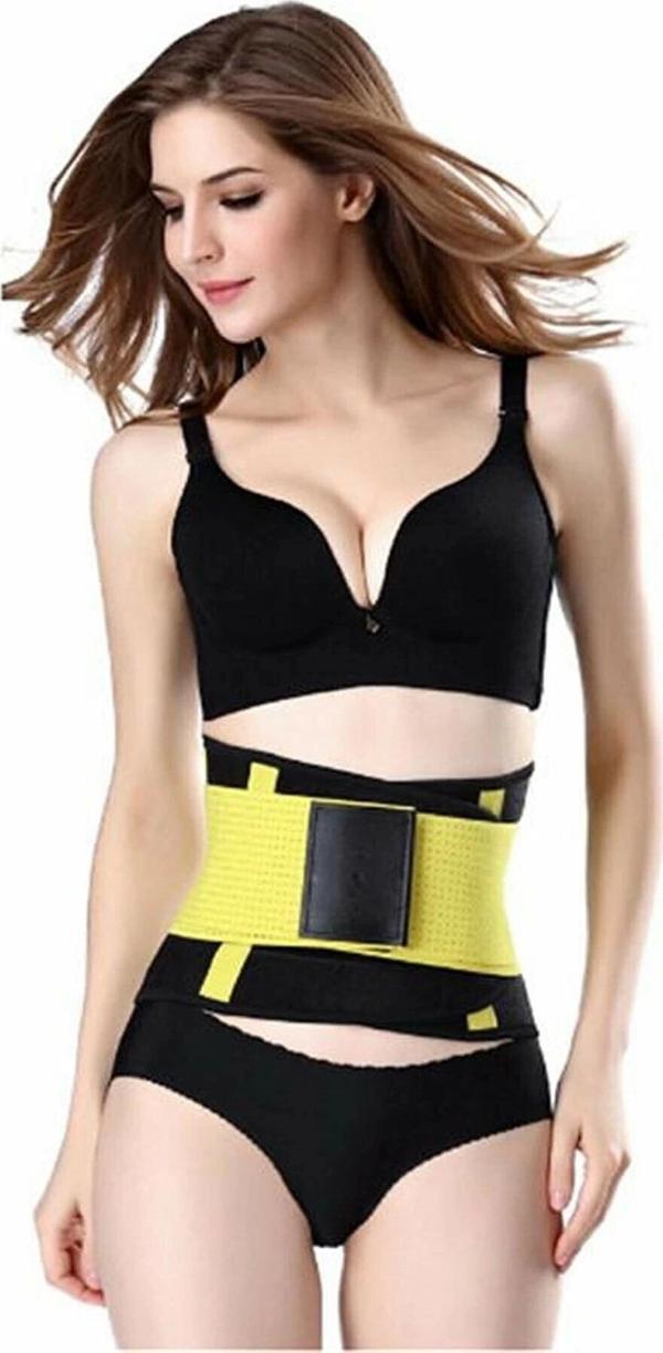 Hot Belt Termal Sauna Kemer Unisex Terletme Korsesi (sarı-siyah) - Image 1